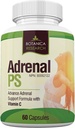 Adrenal tretthet støtte Supplement med premium Rhodiola Rosea Herb ekstrakt, L-Tyrosin, Panax Ginseng, Holy Basil - PS Cortisol Gland Kompleks for helse Ugjennomtrengelig rolig energi respons