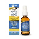 Naturlig Path Silver Wings Colloidal Silver Liquid - Daily Immune Support Supplement - 50ppm (250mcg) - 2oz Spray