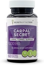 Hemmeligheter i Tribe - Carpal Secret, Carpal Tunnel støtte, Herbal Supplement blanding (60 kapsler)