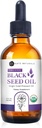 Kate Naturals Organic Black Seed Oil (4oz, Jomfru, Cold Pressed, ikke-GMO) flytende Nigella Sativa for immun støtte og digestion. Pure Black Seed Cumin olje for hår og hud