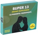 Super 13 raskt fungere Herbal Mann Supplement for menn. 13 Potent ingredienser - Horny Goat Weed Tongkat Ali Maca og mer for energi Vitality Stamina Endurance og ytelse forsterker piller 10 Caps