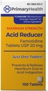 Maksimal styrkesyre Reduser Famotidin 20 mg tabletter, 100Count