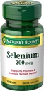 Naturens Bounty Selenium, støtter prostata og immunsystem helse, 200 mcg, 100 tabletter