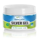 Nutrinoche Nano Silver Gel - Avansert kolloidalt sølv hudkrem - sår Care & First Aid Gel Soothing Topical Ointment For Burns, Razor Burn og Sunburn Irritations - Uscented 4 Oz Jar