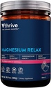 Magnesium Relax Powder - støtter stress og muskel avslapning - bringebær sitron (16,9 oz. / 100 serveringer)