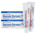 GeriCare Dibucaine Hemorroid Ointment 1% smertestillende hemorroid krem | Hemorroideal & Topical Analsex | Rask lindring fra å brenne & kløe | Fast-aktiv ekstern hemorroid behandling 1oz (2 pakke)
