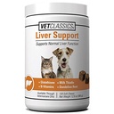 Vet Classics Liver Support Pet Health Supplement for hunder, katter – Leverfunksjoner – B-vitaminer, glutathion, Melk Thistle – Myke tabletter, Chews – 120 Soft Chews