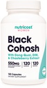 Nutricost svart cohosh for kvinner 660mg, 120 kapsler - med Don Quai, DIM, og Chaste Berry, Veggie Caps, Non-GMO, Glutenfri