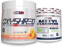 EHP Labs Non-Stim + Acetyl Bundle - OxyScreed Thermogenic Pre Workout pulver & Shredding Supplement - Acetyl L-Carnitine - støtter naturlig energiproduksjon, aids metabolisme, og sunn hjernefunksjon