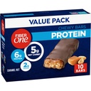 Fiber En Chewy Protein Bars, Caramel Nut, Protein Snacks, 10 ct