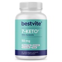 BESTVITE 7-Keto 50 mg DHEA (120 vegetariske kapsler) - Ingen stearater