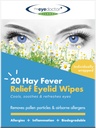 The Eye Doctor Hay Fever Relief Eyelid Wipes - 20x Single Use Eye Wipes for Allergy & Hayfever - Inflammasjon, Vanntett kløende øyne, hodepine og migrainer - kjølende Soothing Relief