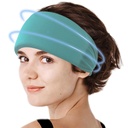 Crimmy Migraine Hodepine Relief Cap, kjøling Gel Headband Hals Wrap Hat Maske, Soothing Ice Pack hode ansiktskold komprimering for strekkstress & henger