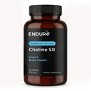 Endur Choline L(+) Bitartrate, frigjøring Brain & Liver Support Supplement, Prenatal Trygg, Vegan, Ikke-GMO, Glutenfri, 300 mg (60 tabletter)