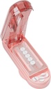 Pill Cutter Splitter for små og små piller, Pill Splitter nøyaktig skjære flere piller på én gang for store og små medisiner, Sharp Blade med sikkerhetsvakt (Pink)