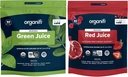 Organifi Grønn Juice og Rød Juice Bundle - 30 dagers forsyning - Delicious, Forfriskende organisk Superfood Supplement pulver med antioksidanter for energi og stress relief støtte - Ingen GMO, Gluten eller Soya