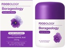 FOODOLOGY Boraologi (60 Softgels, 30 dager) - ren boreolje, GLA 240 mg med vitamin E & D3. Plantebasert Omega 6 fettsyre Supplement for premenstruell diskomfort, sunn hud og hormonell balanse.