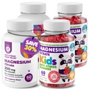 Kids Magnesium Gummies Sugar-Free 120 greve og Magnesium Gummies Sugar-Free 120 greve - Calm Magnesium Gummies Supplement for barn, sukker-fri Magnesium Calm Chews for barn og voksne