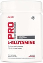 GNC Pro Performance L-Glutamin 5000mg, Aminosyre Supplement pulver, støtter muskelgjenvinning og funksjon, Drivstoff Immunsystem, spiller nøkkelrolle i proteinsyntese, uflaudisk, Glutenfri, 181