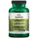 Swanson Curcumin Complex - Herbal Supplement støtter felles helse, mobilitet og fysisk funksjon - Standardisert med BioPerine for maksimal absorpsjon - (120 Veggie Capsules)