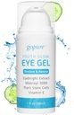 goPure Youth Glow Eye Gel - Anti-Aging Eye Cream som soter og Hydrates, laget med Matrixyl 3000 og Hyaluronsyre for å forbedre utseendet på puffiness, mørke sirkler og under øyeposer - 1 fl oz
