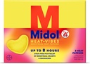 Midol Heat Vibes Menstruell smerte lindring lapper, for perioden Cramp og ryggsmerter lindring, pakke med 3