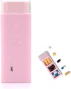 Reise piller organisator 3 ganger om dagen, daglig pille boks for reise, søte bærbare pille tilfelle piller dispenser mini piller holder for kosttilskudd, piller, vitaminer og medisinering (Pink)