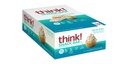 Tenk! Protein Bars med Chicory Root for Fiber, Digestive Support, Glutenfri med Whey Protein Isolate, Cupcake Batter, Snack Bars uten kunstige søtningsmidler, 1,4 Oz (10 greve)