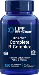 Livsforlengelse BioActive Complete B-Complex, 150 vegetariske kapsler
