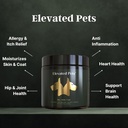 Ultra-sunn omega 3 Fiskeolje behandler m / mSM, glukosamin, Chondroitin, EPA / DHA for hunder: Forhøyet Kjæledyr Fish Oil, Turmeric & Joint Supplement + Allergy Chews - Ultimate Dog vitamin Supplement