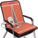 MediCrystal Far Infrarød stolmatte - 40\"L x 20\"W - Naturlig ametyst - FIR Varme 86-158°F (30-70°C) - Negativ jon - Original Produsent- Hot Stone Pad