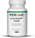 PERQUE Liva Guard Forte 120 Softgels – Herbal & Antioksidant Formula for Liver Funksjon & Detox – støtter Metabolic & Cellular Health – Non-GMO, Glutenfri, Vegetarisk Formula – 120 Count