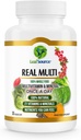 LEAFSOURCE ekte multi, multivitamin hele mattilskudd - 21 vitaminer og mineraler laget av ekte mat. Vegansk, plantebaserte næringsstoffer laget av ekte frukter Veggies & hele matvarer (30 vcap)