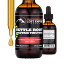 Lost Empire Urter Nettle Root Extract Spagyric Tinktur (2 fl oz) - Wild Harvested fra Supplement for menn, urinfunksjon, BPH, Hårtap - 3rd Party Lab Testet