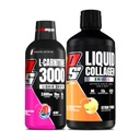PROSUPPS L-karnitin 3000 stimulant gratis flytende skudd (Berry) Amino23 flytende kollagen Shots (Citrus Punch) Bundle