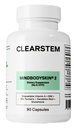 CLEARSTEM - MINDBYSKIN Hormonal Acne Supplement (No 5-HTP) - Naturlig DIM Supplement - Hudpleie vitaminer - Hormonbalanse, antioksidanter - Glutenfri, Cruelty Gratis - 30 Tjenester, 90 Kapsler