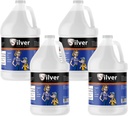 Silver Support - Herbal Immune Support Supplement, Nano-størrelse sølv løsning, immunforsterker for barn, kjæledyr og voksne, renset sølv, styrke immunsystemet for kaldt og influensa sesong - 4 Gallons