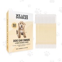 Vi elsker Doodles Long Cotton Dog Øre Swabs | Dobbel Sided Qtips for hunder | Store tre renere baller verktøy | Q Tips Swab til Flush Puppy øre | Clean Wood Buds for kjæledyr ører | Wipes løsning Q-Tips