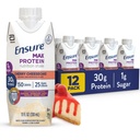Sørg for Max Protein Shake | Cherry Cherry Cheesecake | Klar til å drikke | 30g Protein for muskel helse | 1g sukker, 4g Fiber | 11 fl oz, 12 Pack
