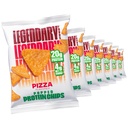 Legendariske matvarer Pizza Protein Chips – Popped Tortilla Style – 20g høy protein, 4g netto karbohydrater, lav sukker, glutenfri, keto snack pakker – 7 greve – Sunn Crunchy Chips