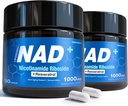 NAD Supplement - NAD Nicotinamid Riboside Resveratrol, Liposomal NAD+ Tilskudd 1000mg for kvinner og menn - Sunn aldring, hjerne og celleenergi, ikke-GMO, Glutenfri 160 kapsler