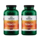 Swanson Niacin (B3) Cardio helsestøtte karbohydratmetabolisme 500 milligram 250 kapsler (2 pakke)