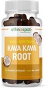 Kava Kava Root beroligende kosttilskudd Kapsler – støtter avslapping og humørbalanse med naturlig Herbal Kava ekstrakt – ikke-habit forming, glutenfri – 125 Vegankapsler