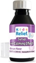 Barn Relief Syrup med beroligende effekt, for barn 0-12 Yrs, Grape Flavor, Gluten og Dye Gratis, Ingen tilsatt sukker, 3.4 oz