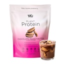 TRU Supplements Plant Basert Protein pulver, BCAA, EAA, 20g Vegansk brunt Rice & Pea Protein, 100 kalorier, 27 vitaminer, ingen kunstige flavors 25 serveringer (Chocolate Peanut Smør)