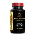 ACAI Berry Extract - Antioksidanter Supplement, Acai pulver, 4:1 Acai Berry Extract, All-Naturlig og ikke-GMO Acai Boost Blend - 1 flaske 60 Kapsler