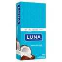 LUNA BAR - Glutenfri Snack Barer - Sjokolade Dipped Coconut Flavor - 8g protein - Ikke-GMO - Plant-baserte Helsome Snacking - På Go Snacks (1,69 Ounce Snack Bars, 15 greve)