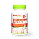 NutriBiotic - Natrium Askorbat Buffered Vitamin C Kapsler, 100 Ct Vegansk, Ikke-Acidic & Easier på Digestion enn Askorbinsyre | essensiell immun støtte og antioksidant Supplement | Gluten & GMO Gratis