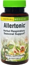 Herbs Etc. Allertonisk - sunn pustestøtte - Herbal blanding til å hjelpe mot sesongforstyrrelse - Lunge og pustende helsestøtte med Sting Nettle - 60 Softgels (60 Serveringer)