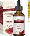 Urolithin En flytende dråper 2000 mg, urolithin Et Supplement med pomegranat ekstrakt, Vita-Age kompleks, støtter sunn aldring og cellereparasjon, 60ml